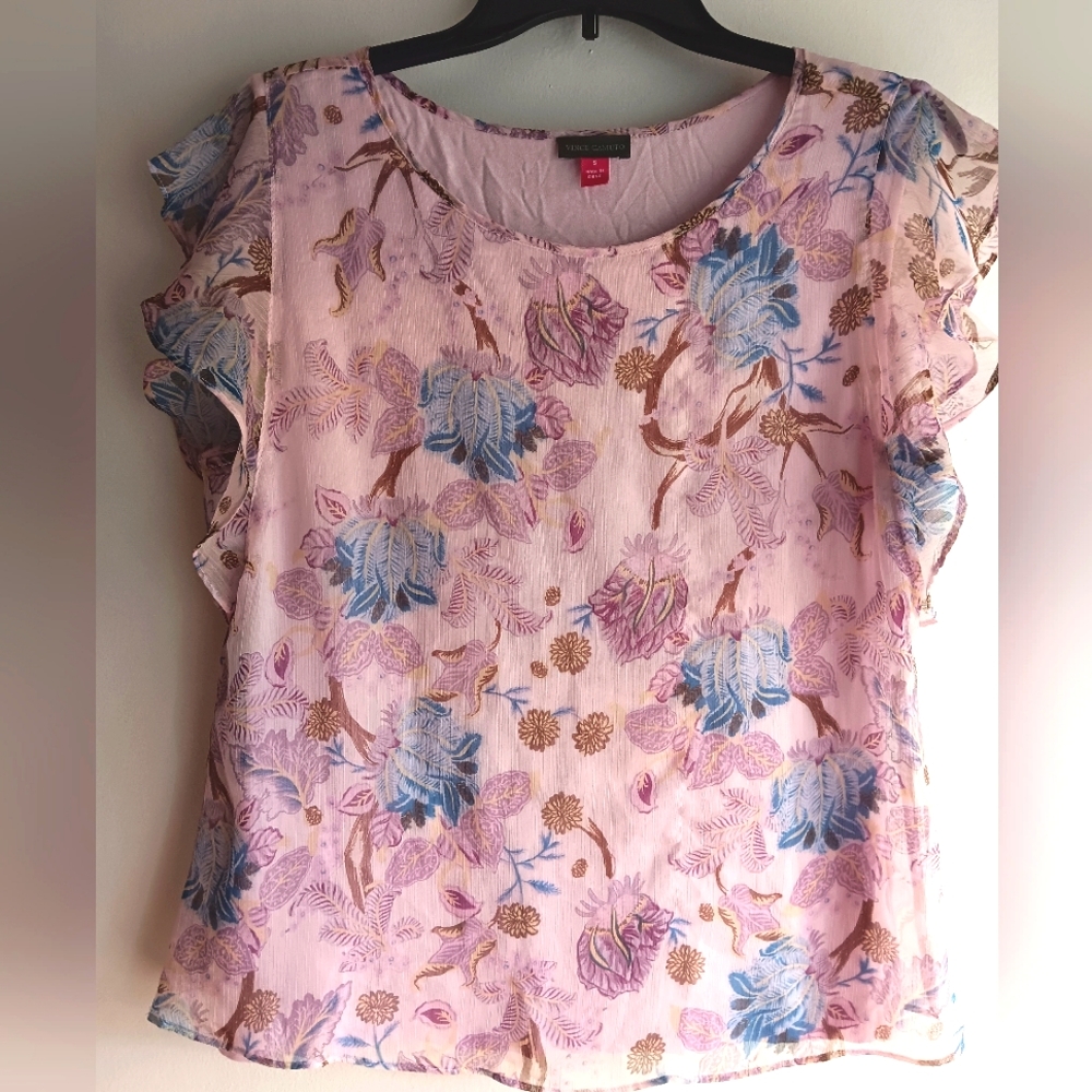 3 For $13💛Vince Camuto Short Sleeve Blouse